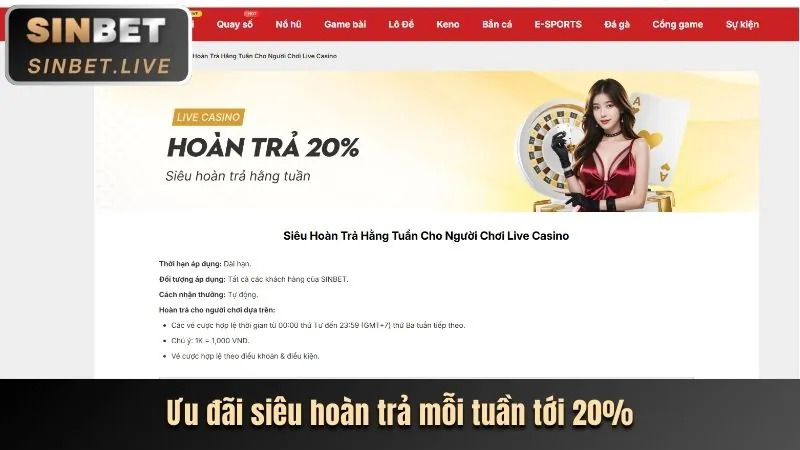 Bàn chơi Sic Bo trực tiếp với ba viên xúc xắc